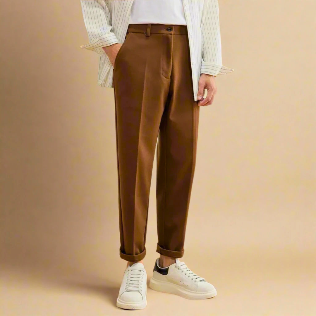 Giuliano Franco Baumwoll-Cropped-Hose