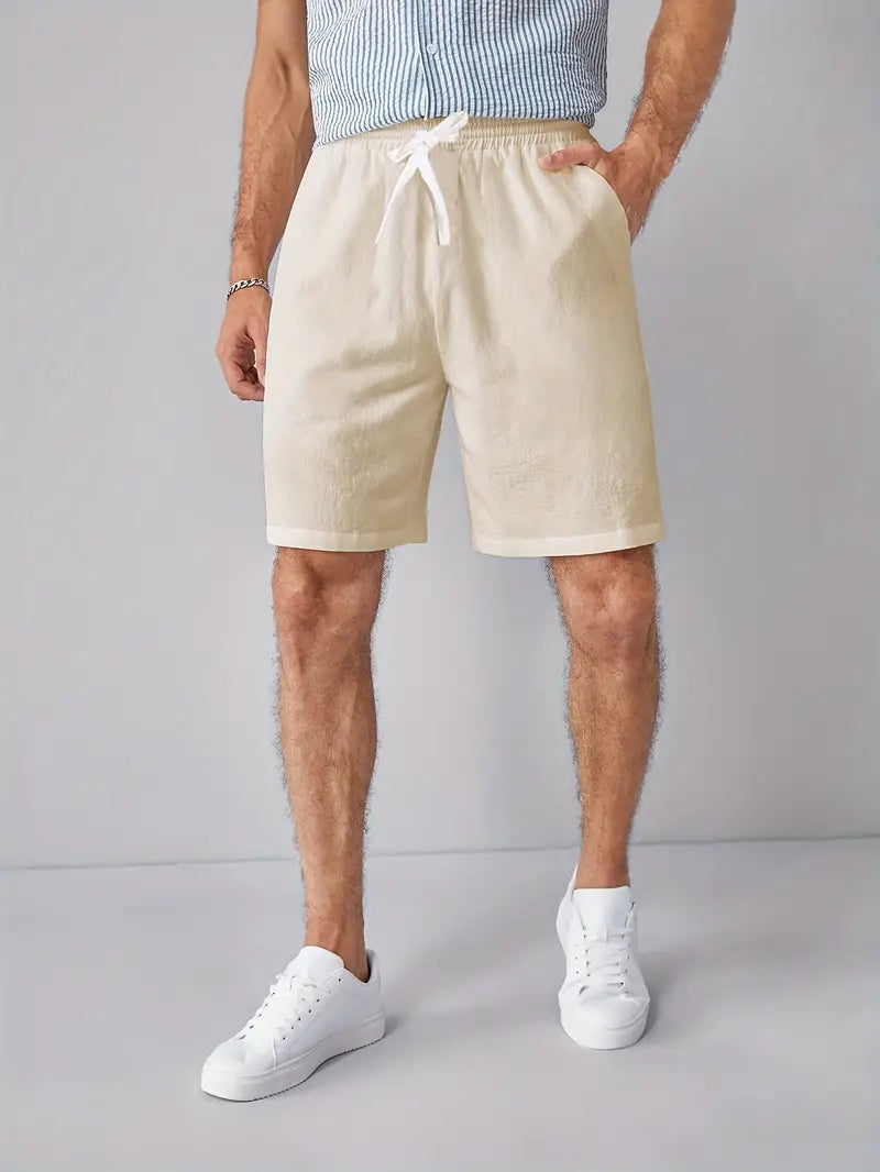 Aurelien Kurze Hose Beige