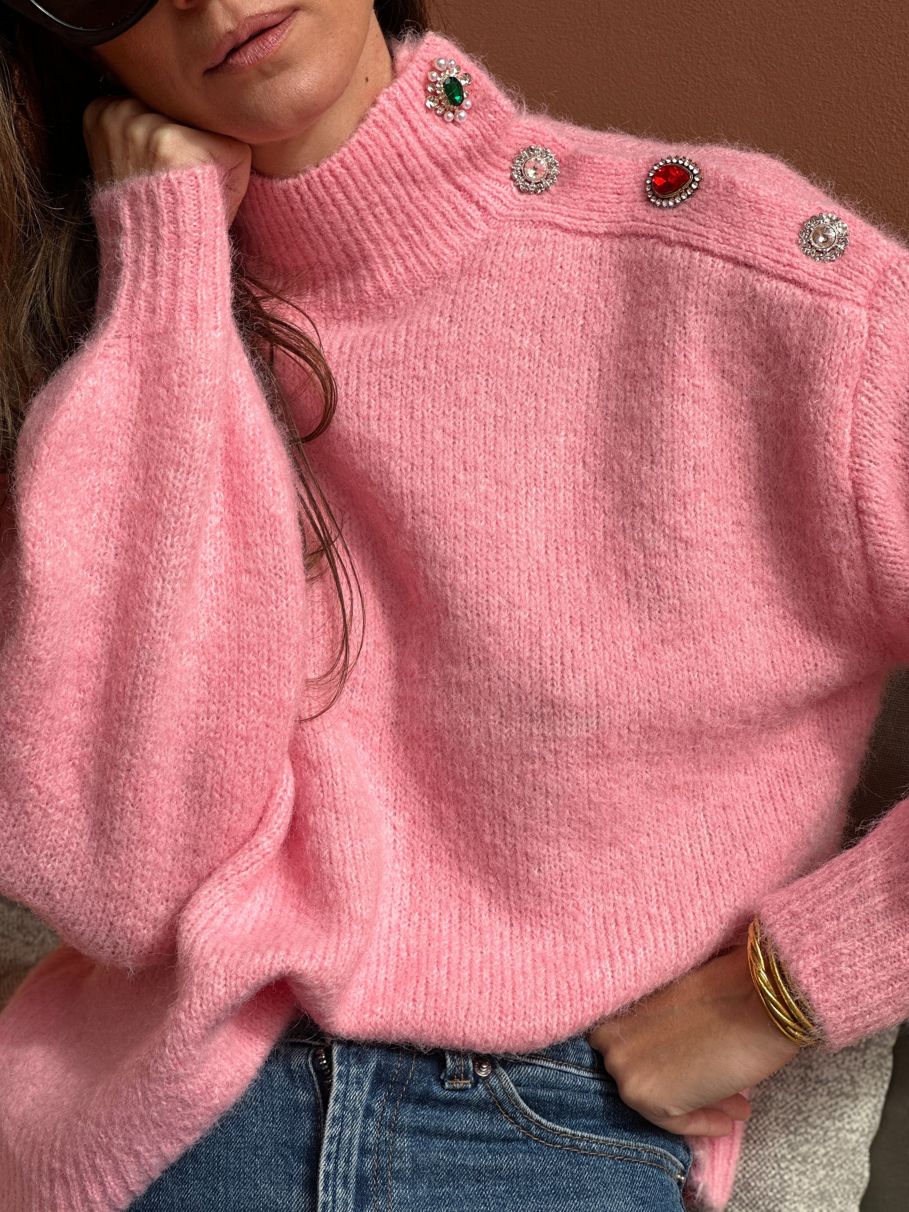 Georgina | Pullover in Rosa