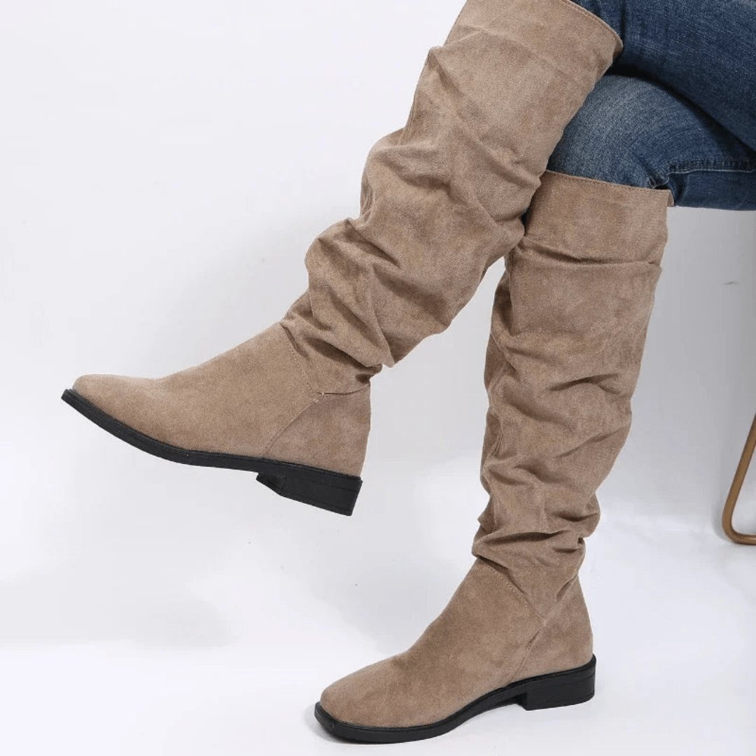 Helgab | Damen Kniehoch Stiefel | Bequem