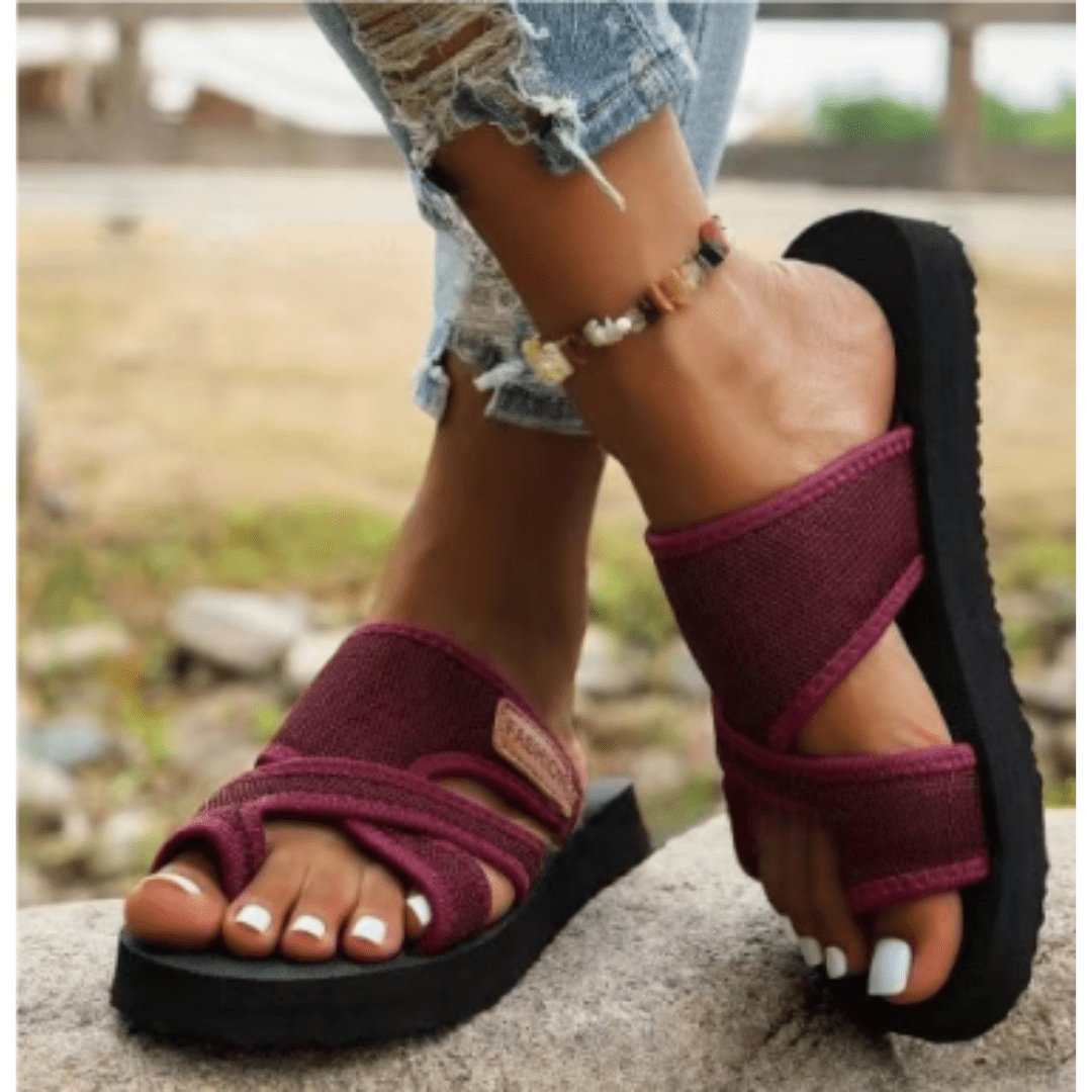 Veda | Hohle Mesh-Sandalen